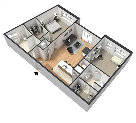 Floor plan Sandra