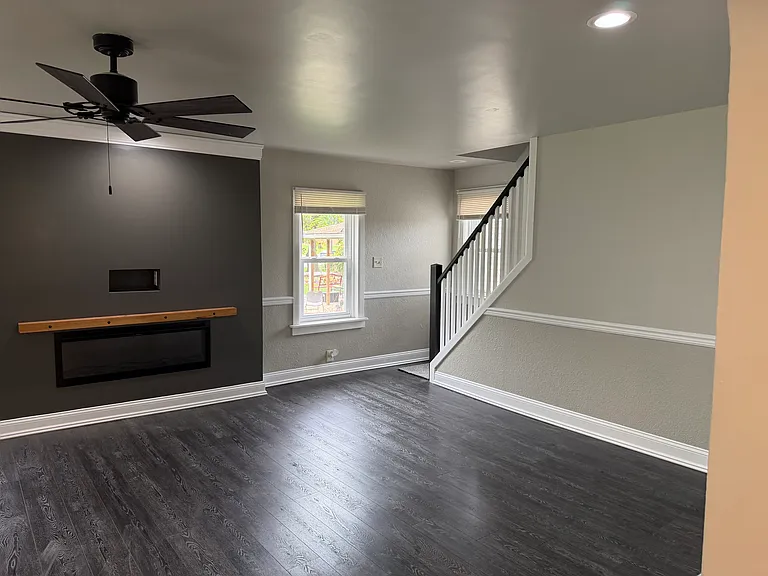 Living Room with Media wall