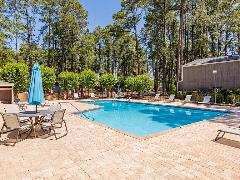 Sparkling Swimming pool at Keystone at Fayetteville, NC