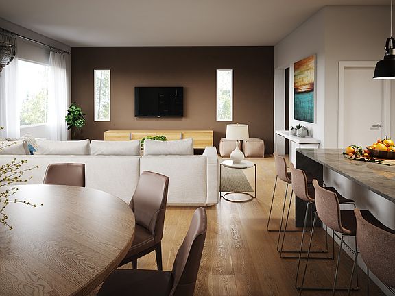 Bright and open first floor