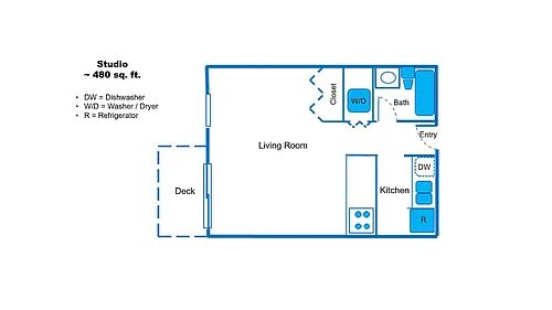 Floor plan Studio