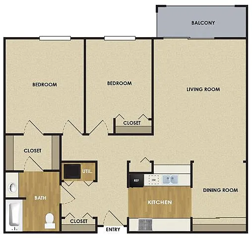 Floor plan Balsam Fir - 2C
