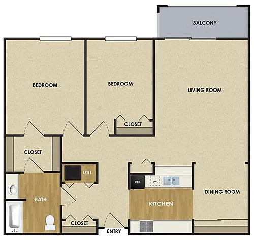Floor plan Balsam Fir - 2C