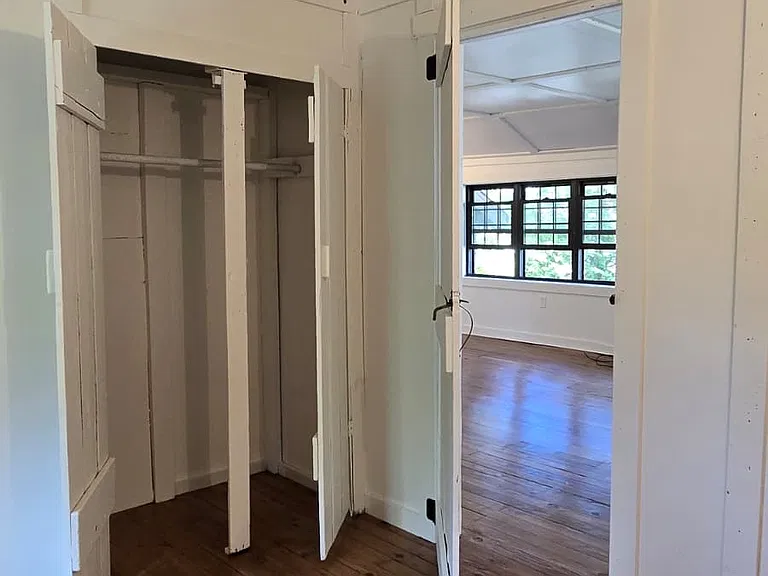 Closet storage in another bedroom.