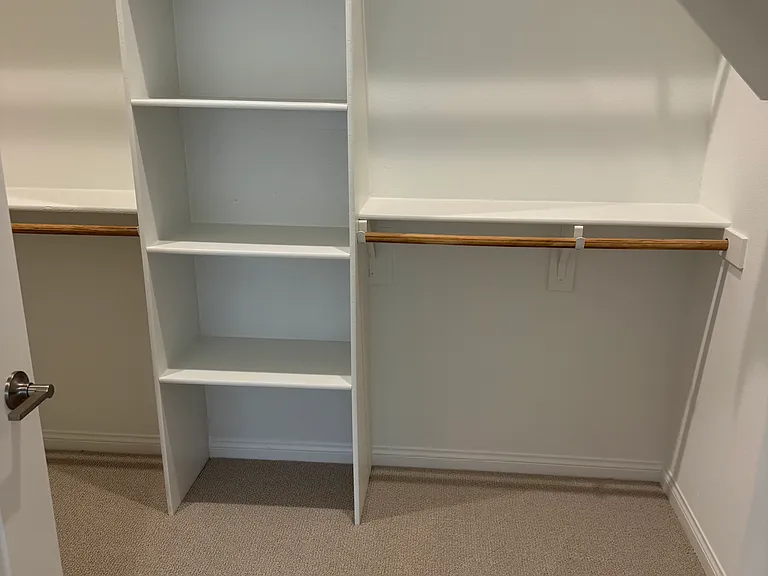 Primary walk-in closet