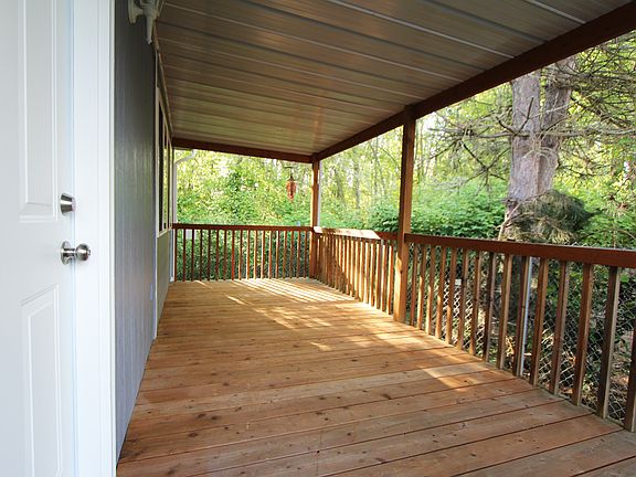 Large covered deck