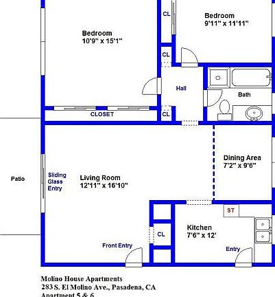 5th image of 283 S El Molino Ave APT 6