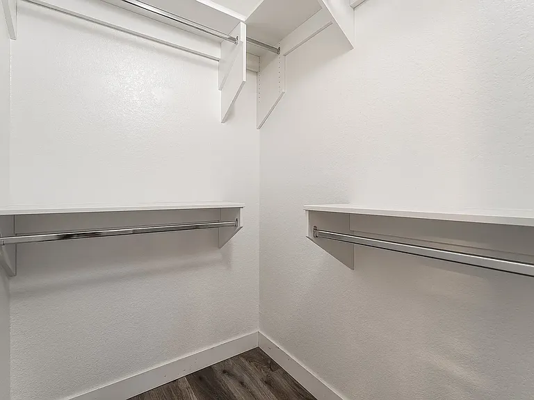 Walk in closet in Primary Suite