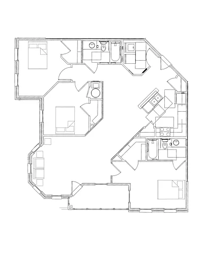 Floor plan 3 Bedroom