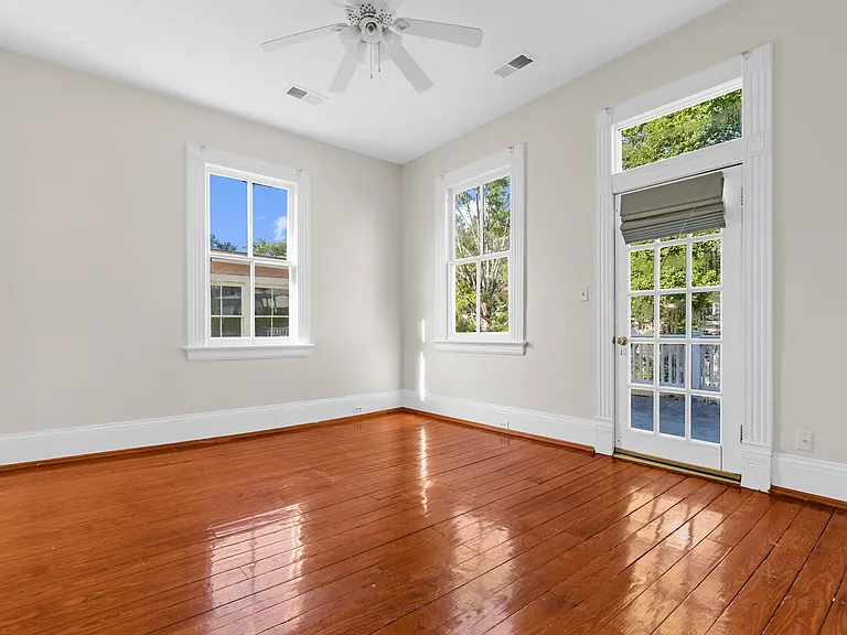 Master Bedroom with Door to Private Second Floor Deck
