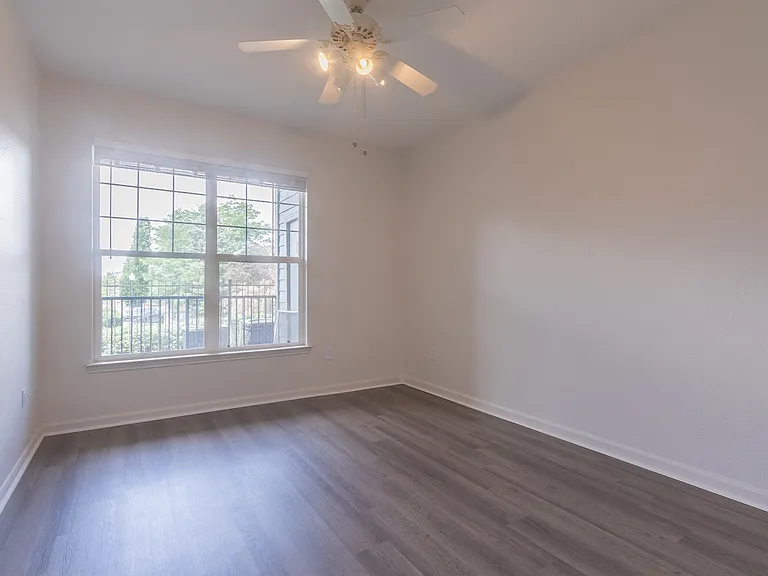 Spacious bedrooms can accommodate any bed size