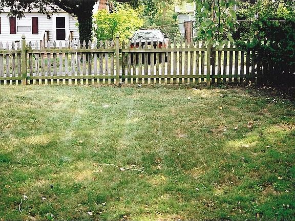Side back yard