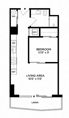 Floor plan 1J