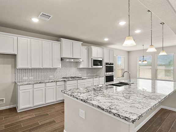 Abundant cabinet and counterspace