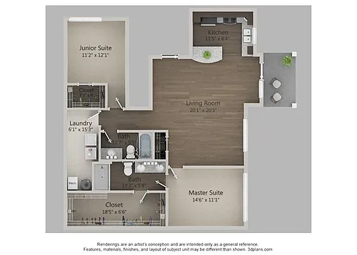 Floor plan I1