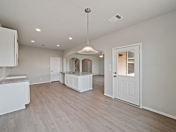 Sun-lit dining area