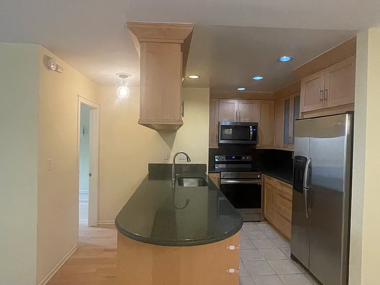 Kitchen and hallway
