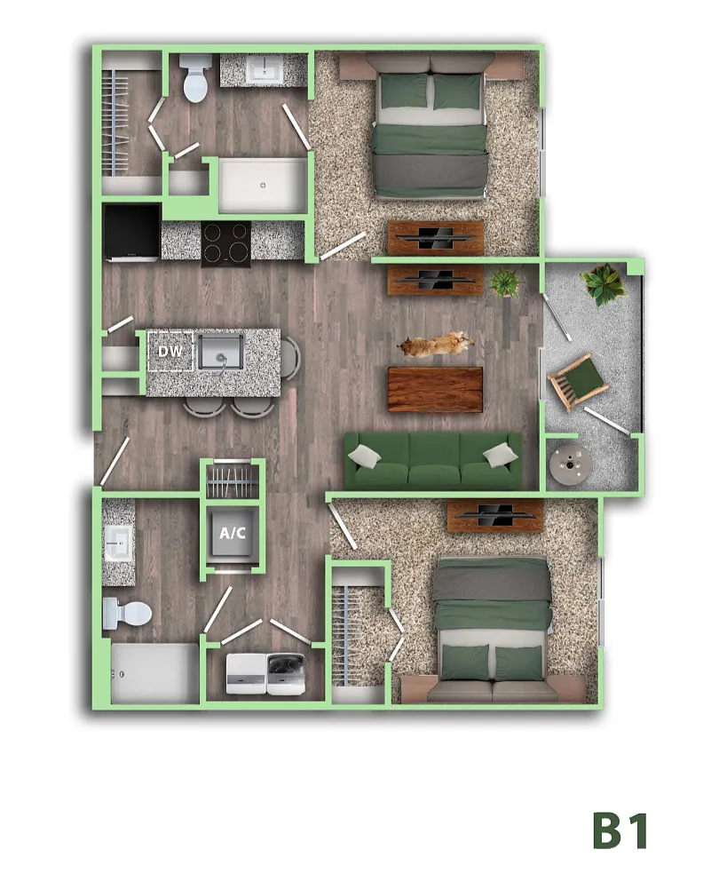Floor plan B18