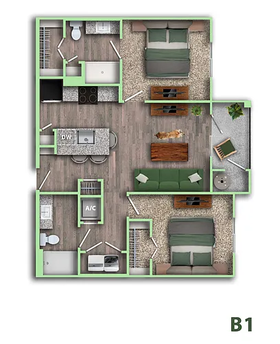 Floor plan B18