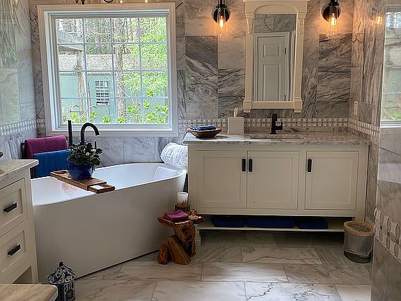 Master bath “HIS” vanity 