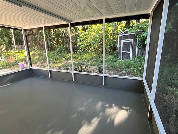 Backyard porch