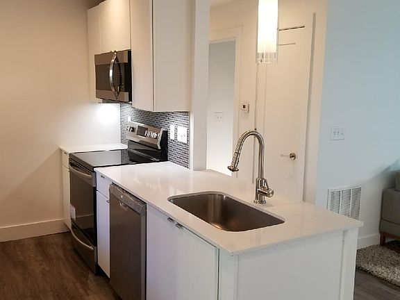 Social kitchen to living space