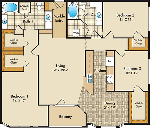 Floor plan G