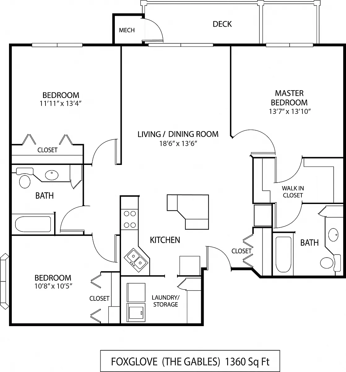 Floor plan Foxglove