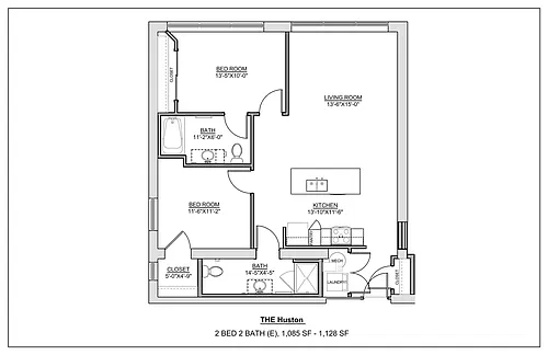 Floor plan The Huston
