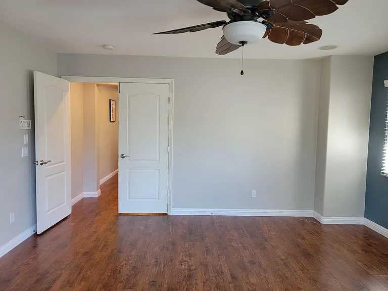 mater bedroom entry double panel door