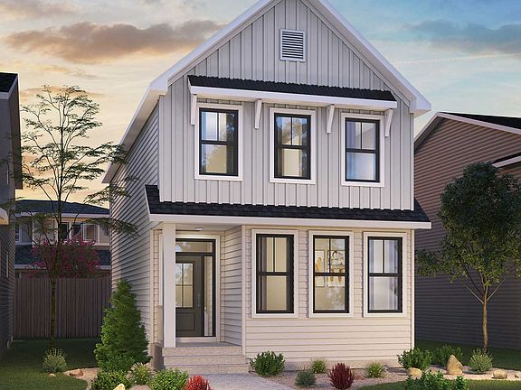 Exterior rendering of the Bristol Farmhouse model