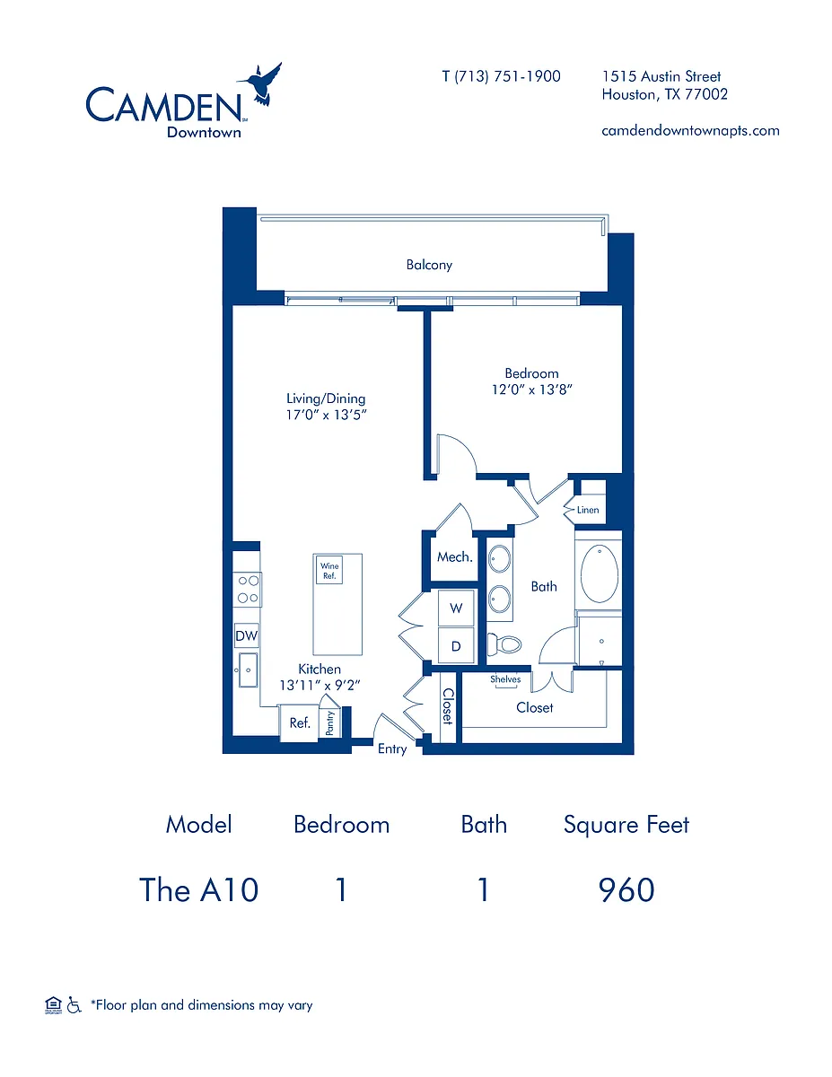 Floor plan The A10