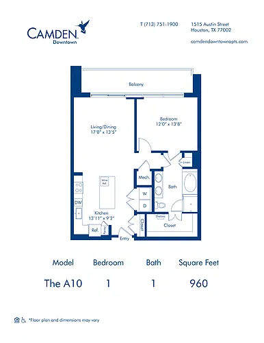 Floor plan The A10