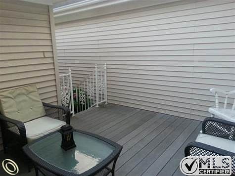 Nice private deck
