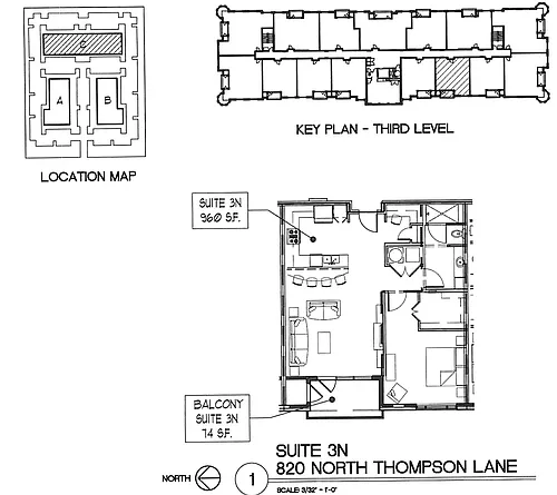 Floor plan 1Bed 1Bath