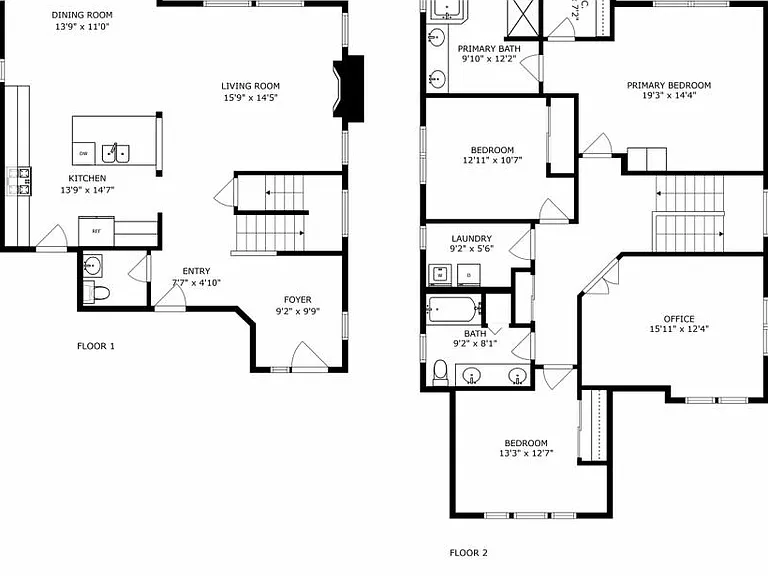 Whole house floor plan