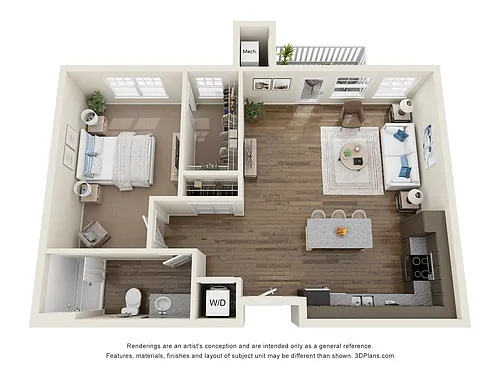 Floor plan The Wheeler