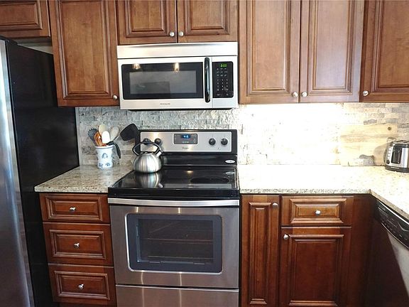 Stainless appliances.