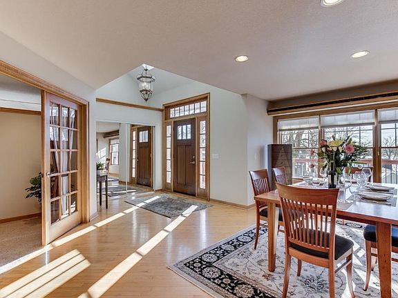 View of front entrance from great room.