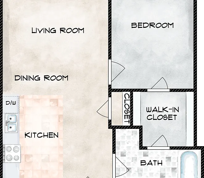 Intern Floorplan Diagram