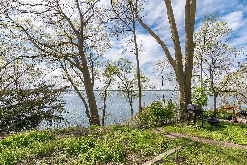 View from backyard. Private access to Lake Monona.