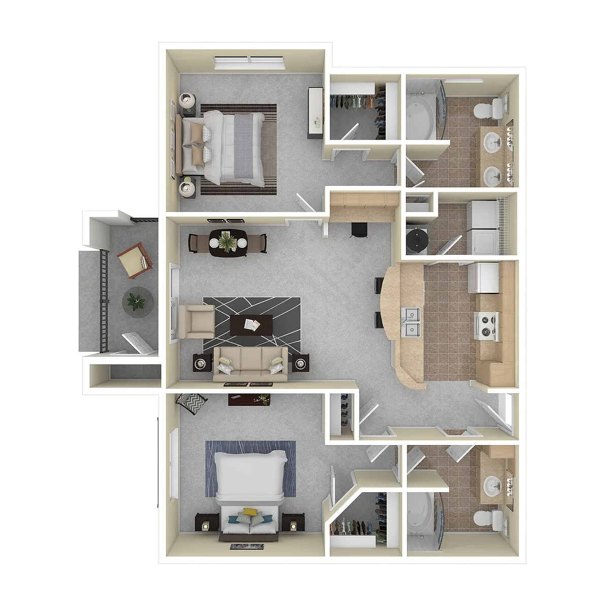 Floor plan B3