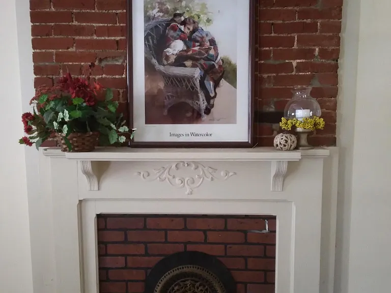 MASTER BEDROOM fireplace