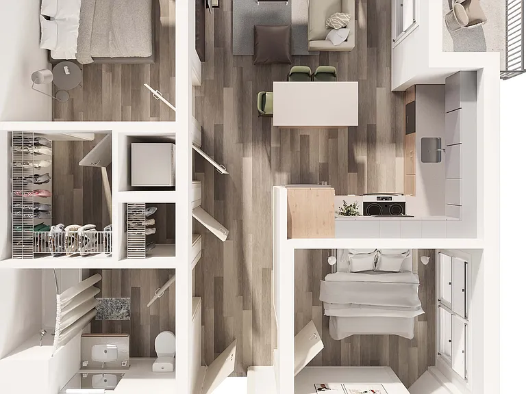 Two Bedroom D (3)(16) Two Bedroom D (3)(16)