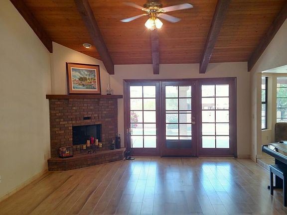 Great Room Beamed Vaulted Ceiling plus F