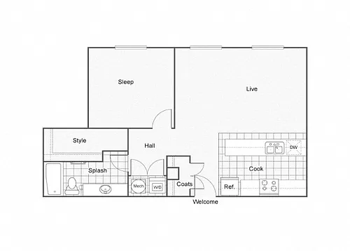 Floor plan Fitzgerald