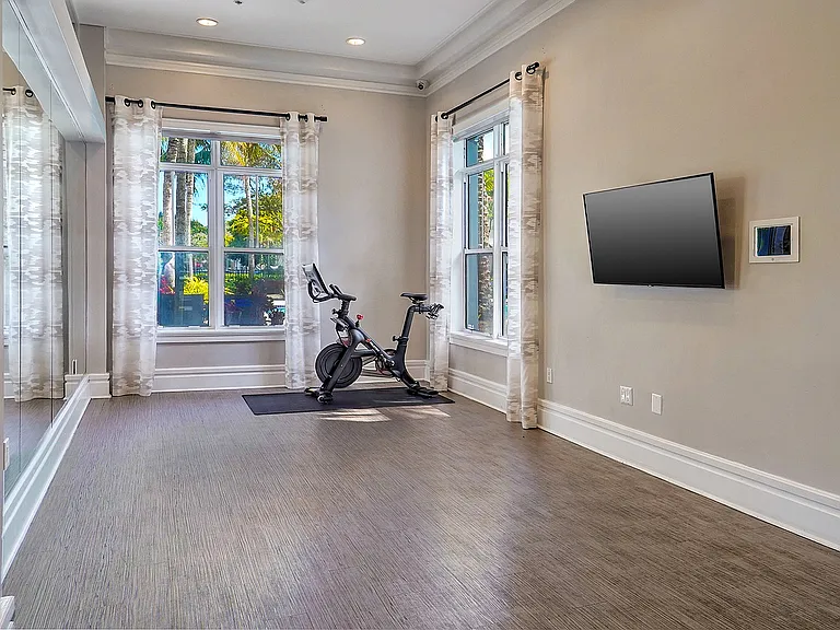 Yoga Room with Spin Bike