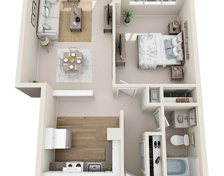1 Bedroom Front