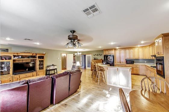 Family Room & Kitchen
