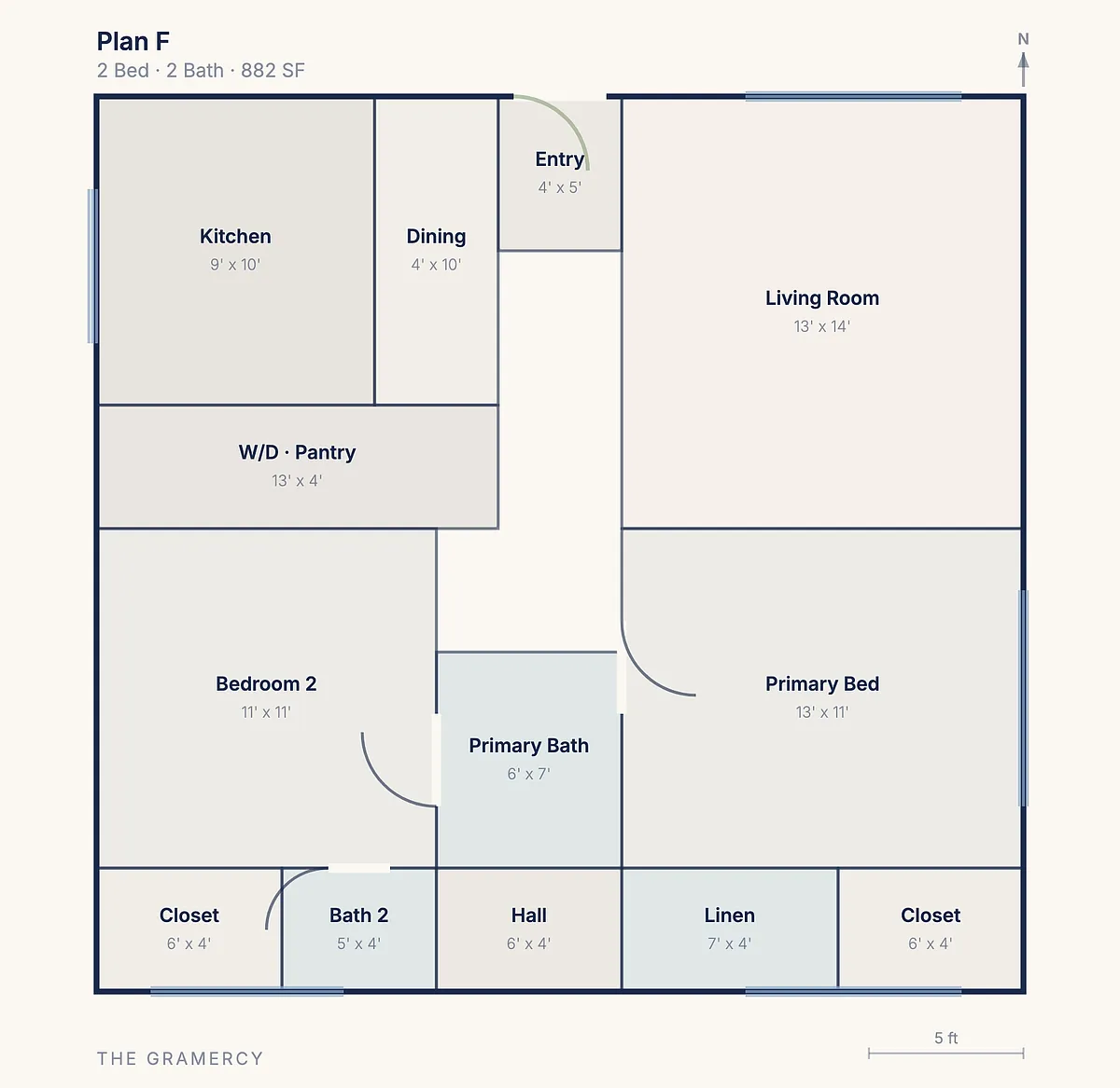 Floor plan The Larchmont